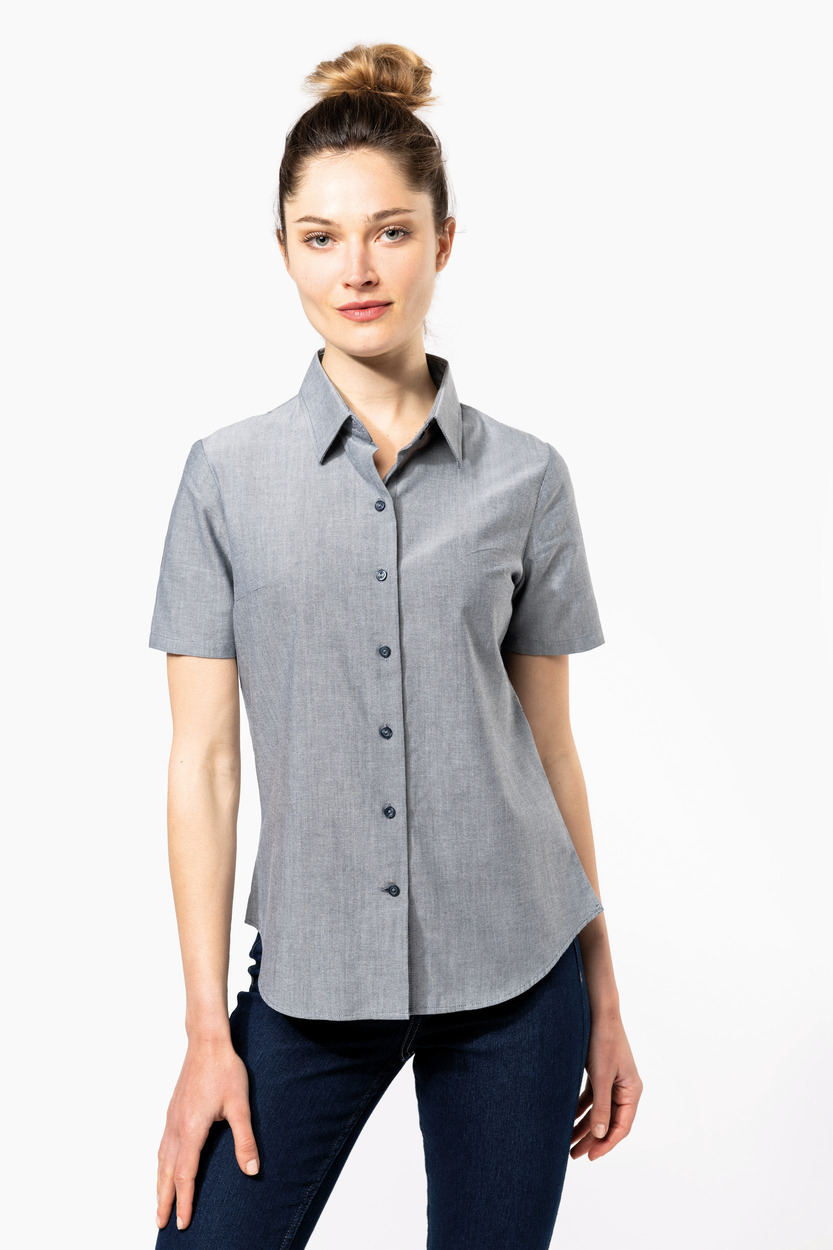 Kariban Ladies' short sleeve easy care oxford shirt [K536]