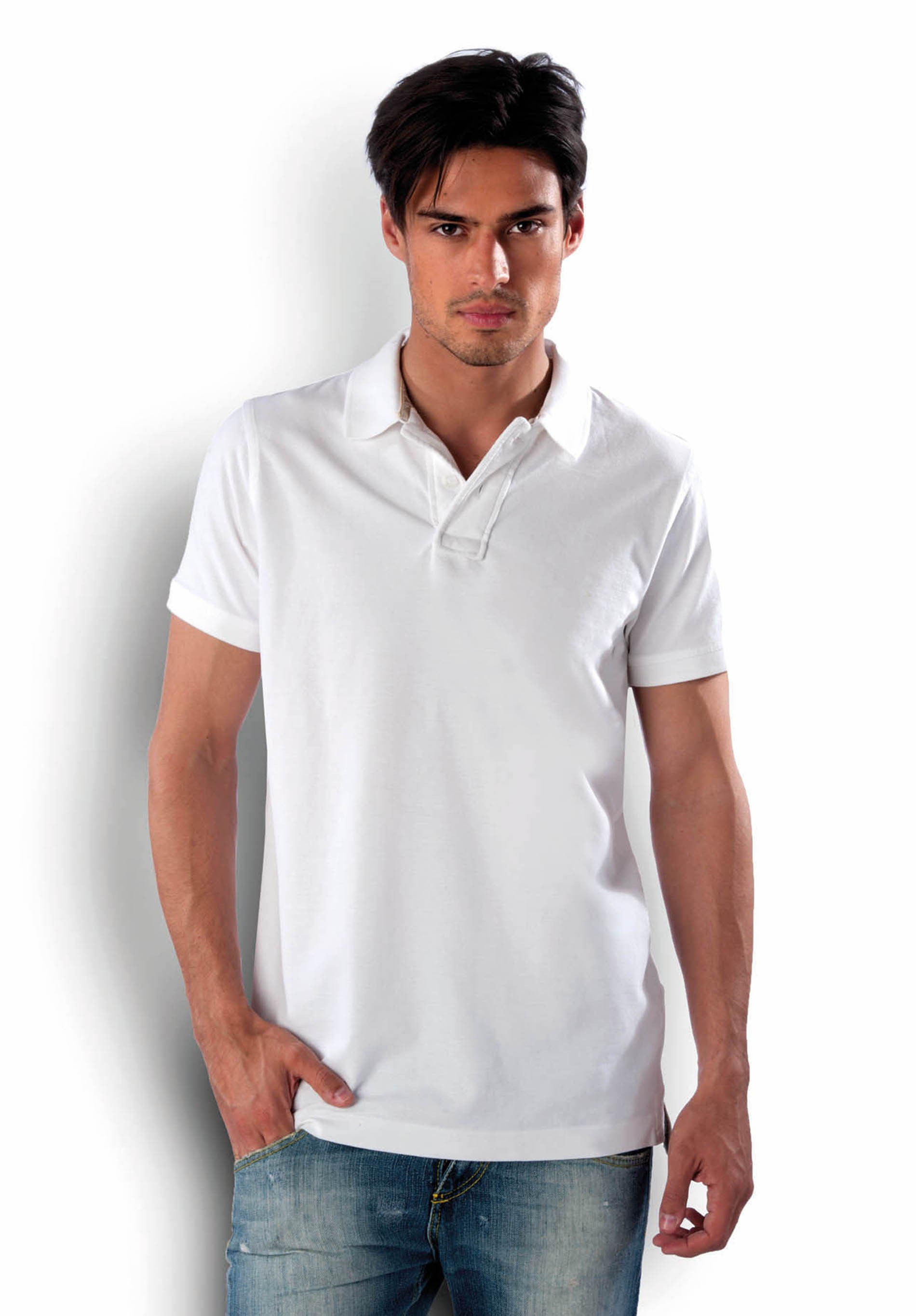Kariban Heren vintage polo [KV2200]