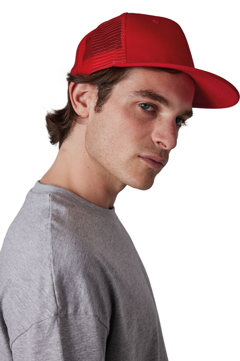 K-up Trucker flat peak cap - 6 panels [KP113]
