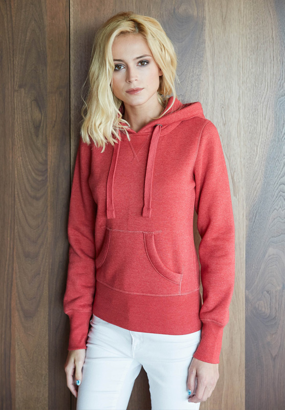 Kariban Ladies melange hooded sweatshirt [K463]