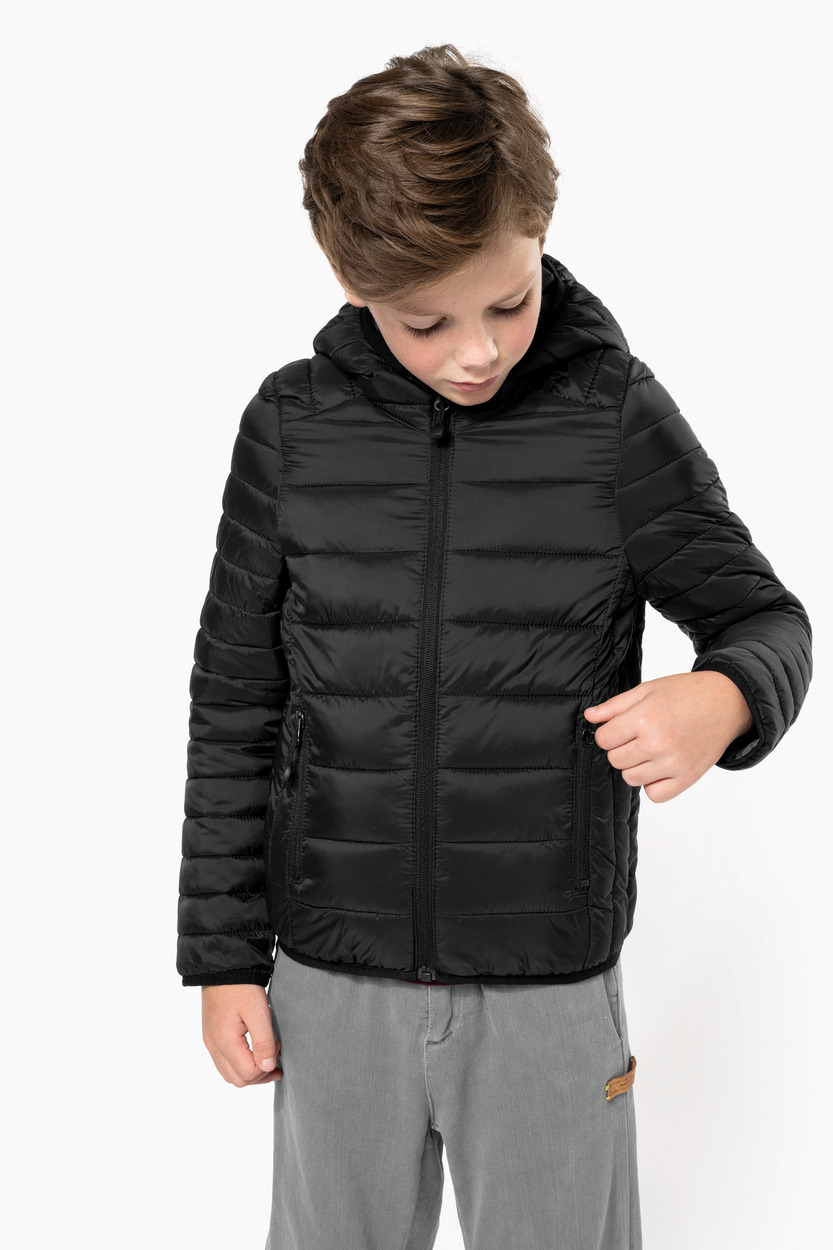Kariban Kids lightweight hooded down jacket [K6112]