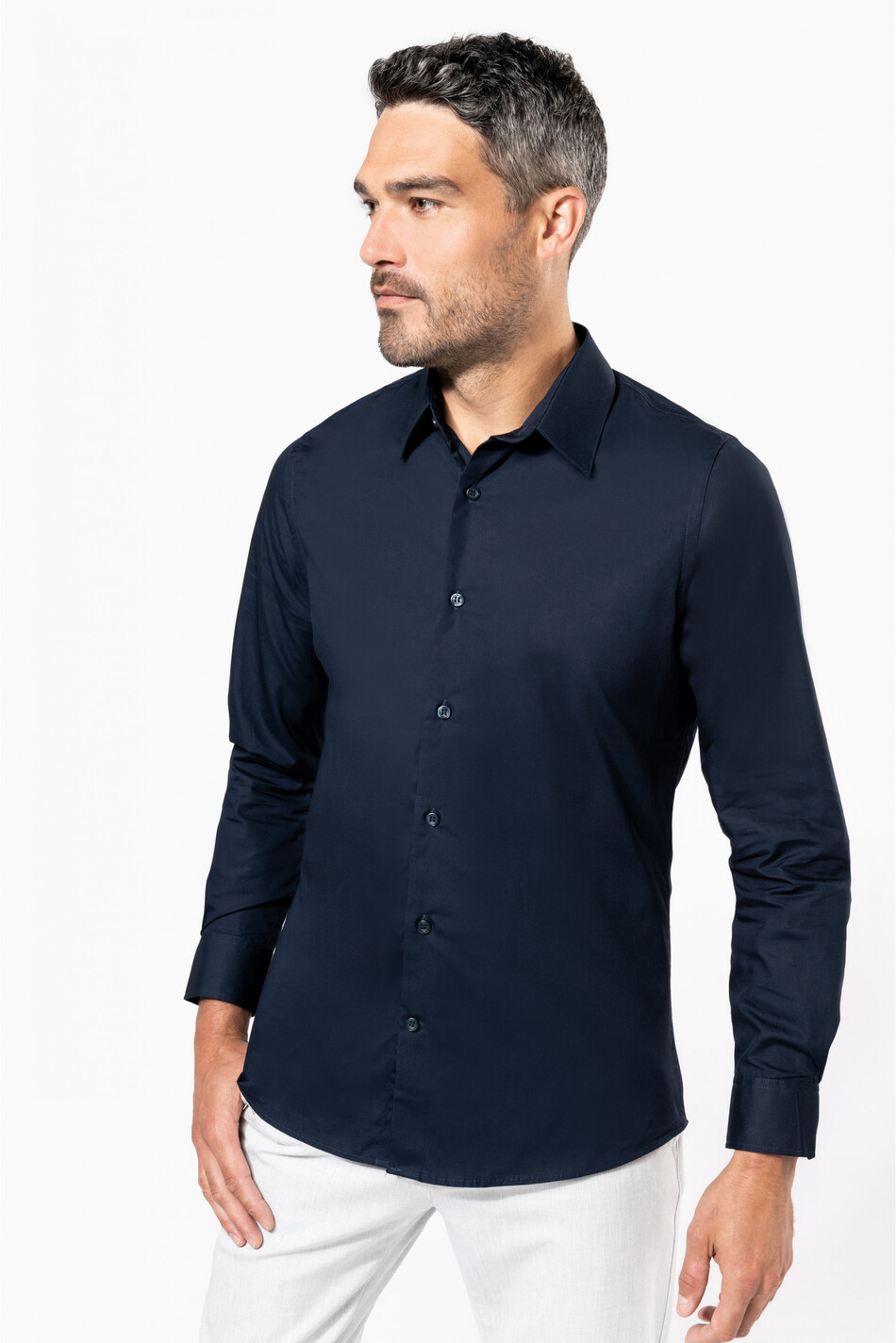 Kariban Mens long sleeve poplin shirt [K513]