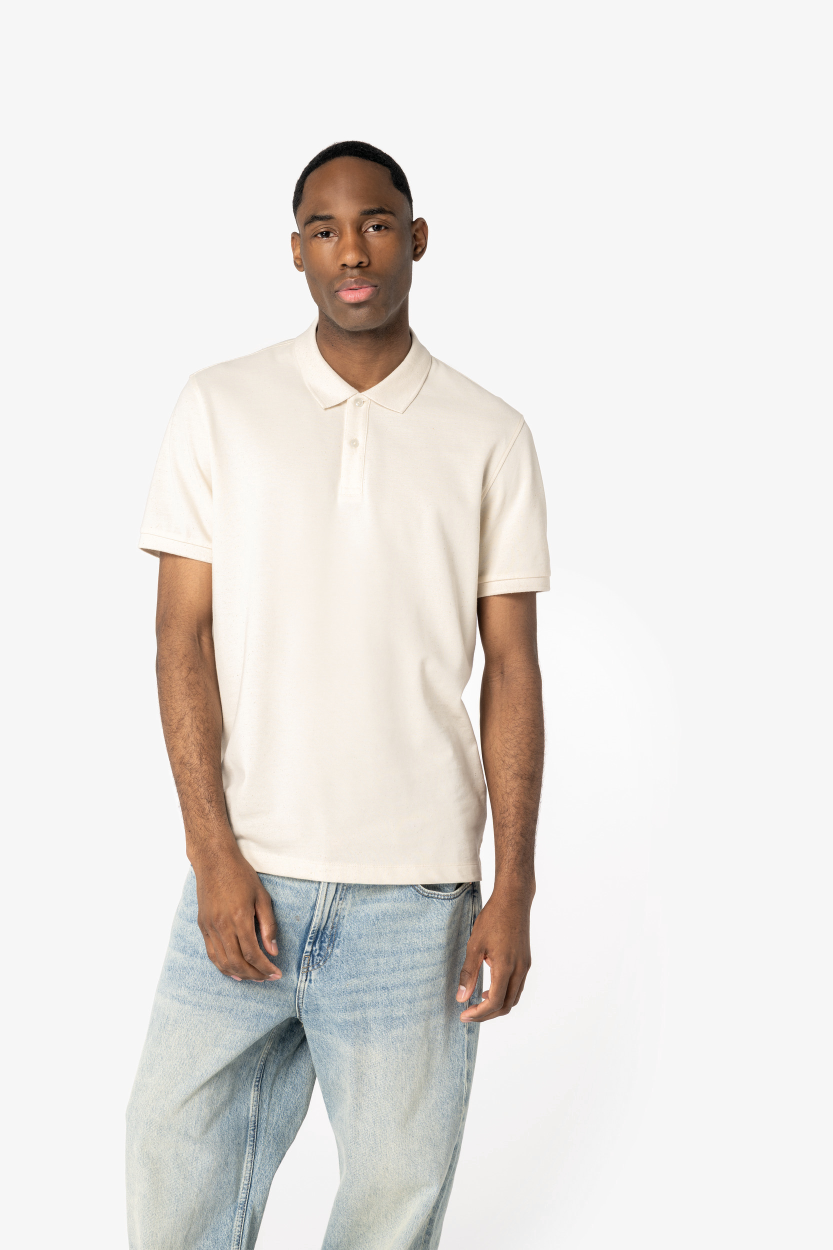 Native Spirit Men's eco-friendly piqu&eacute; knit polo shirt [NS207]