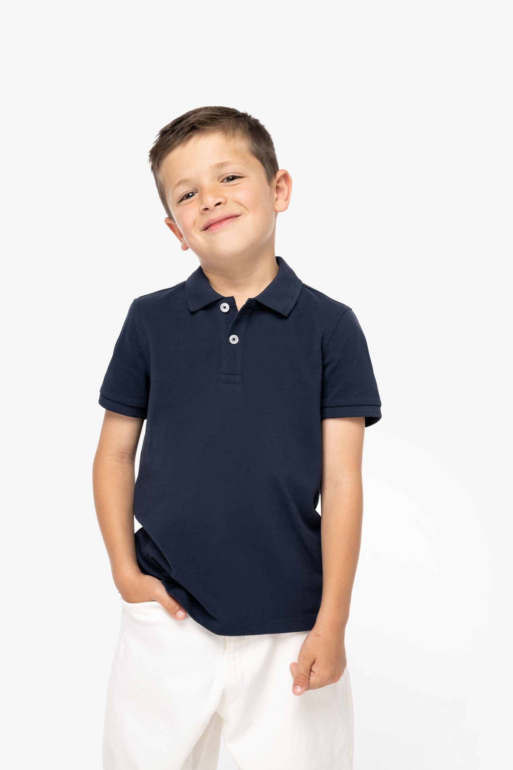 Native Spirit Eco-friendly kids piqu&eacute; polo shirt [NS209]