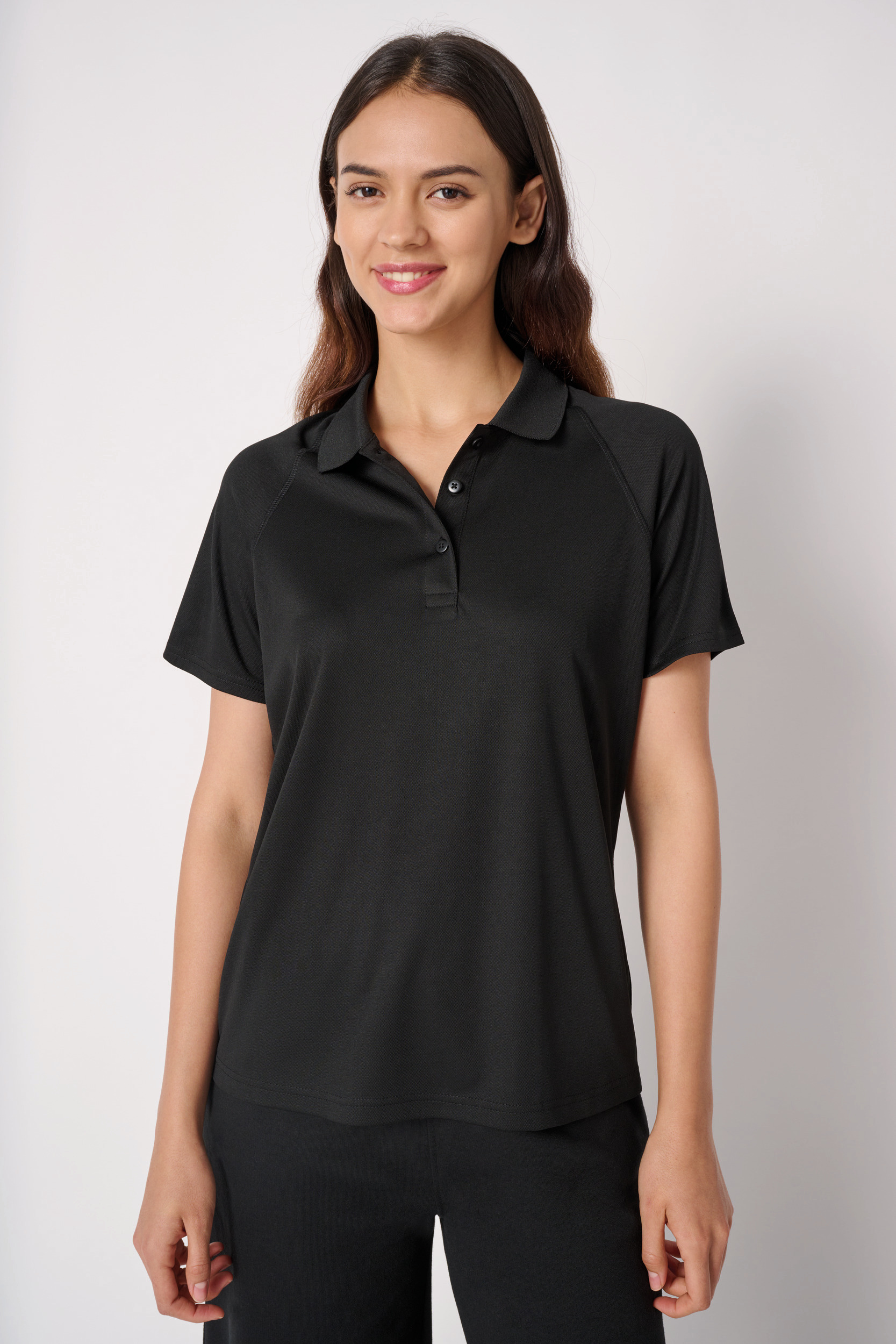 Ideal Basic Brand Ladies basic polyester polo shirt [IB201]