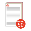 50 sets per blok