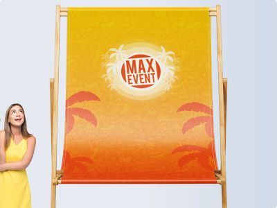 supersize strandstoel met XXL-doek