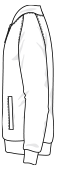 Linkermouw